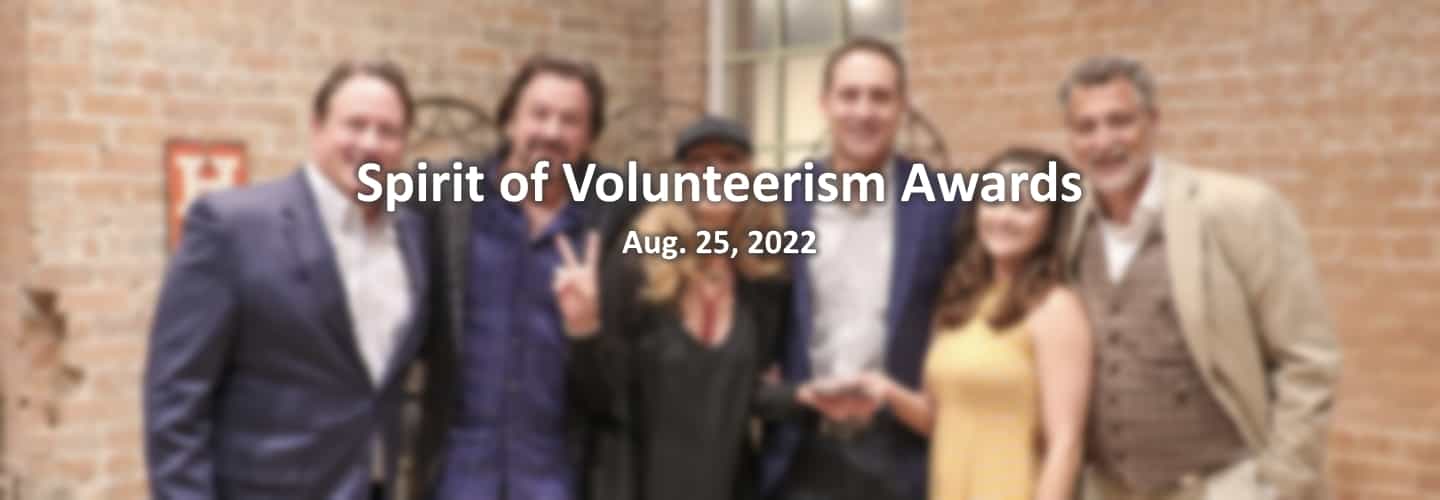 spirit of volunteerism awards night